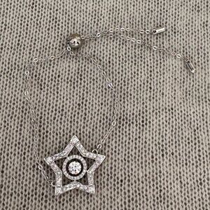 Swarovski Paris Crystal Heart Bracelet — Adjustable Slider — NWT in Luxe Octagon